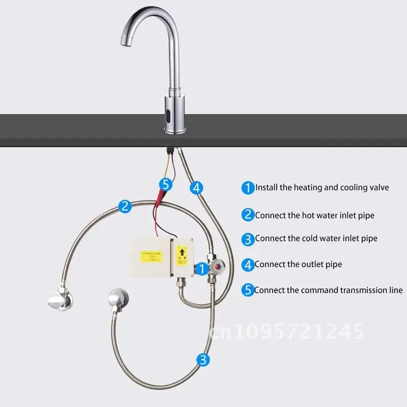 Умный бесконтактный смеситель для кухонной раковины автоматический