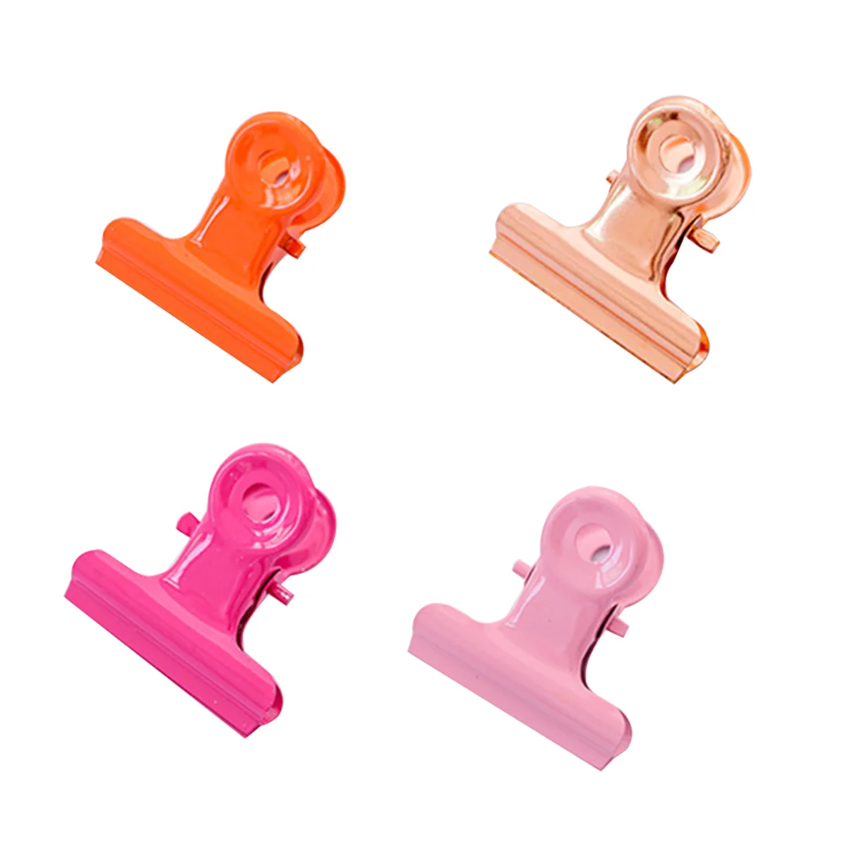 

10 pcs Receipt Clip Candy Color Invoice Clip Simple Organizer Clip for Home Office (Mixed Color)