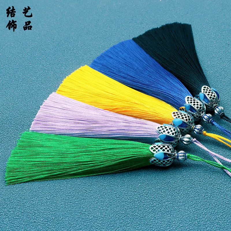 

8cm Tassel Decoration Su Suizi Mobile Phone Pendant Wrinkle Resistant Tassel Hair Accessories DIY Hairpin Sewing Accessories