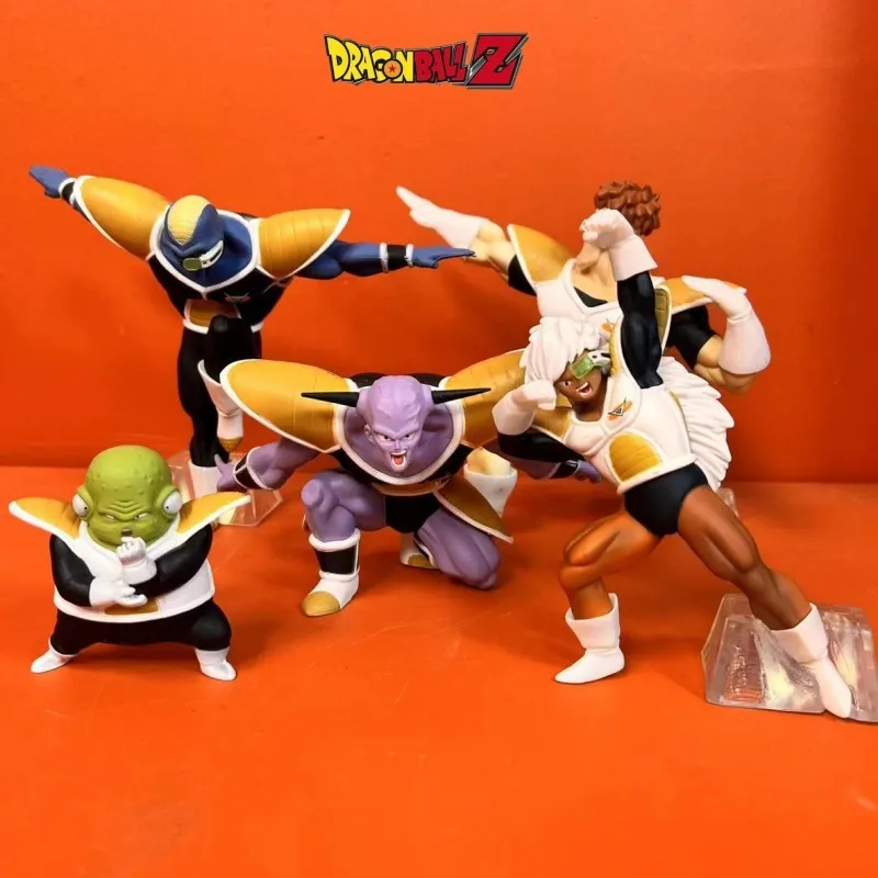 

5pcs Dragon Ball Figure Ginyu Force Jeice Ginyu Guldo Recoom Burter Action Pvc Amine Collection Model Toys Kids For Gifts