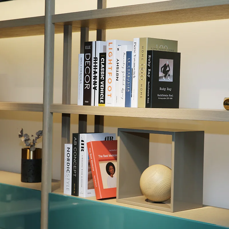 

Simulation Fashion Fake Book Decoration Modern Desktop Storage Coffee Table Photography Props Cafe Home Accessories