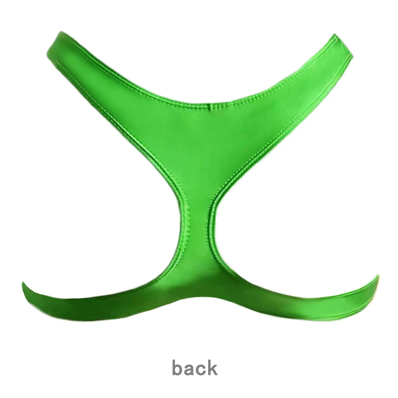 XCKNY oil glossy T-shaped bandage trousers sexy solid glossy pants bikini  high split sexy Leggings Bikini  Sports underwear