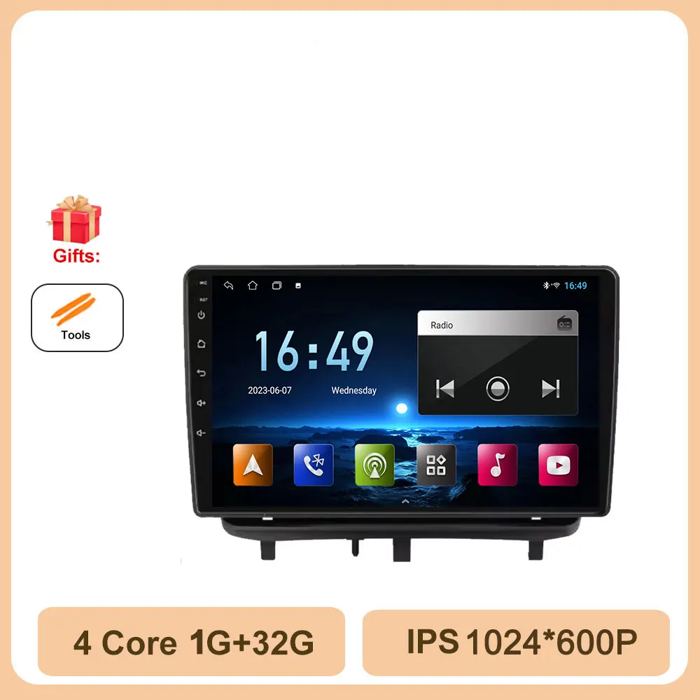 

Автомобильный радиоприемник 4G для Opel Corsa D 2007-2012 Мультимедийный видеоплеер Android 14 Беспроводной Carplay Qled Экран DSP Стерео GPS Navi