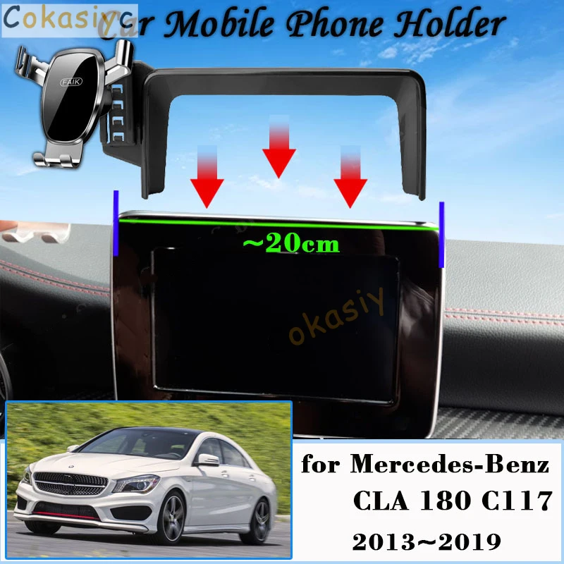 Автомобильный держатель для Mercedes-Benz CLA AMG 180 C117 2013 ~ 2019
