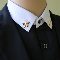i remiel korean little star brooch badges mens and womens blouses five pointed star shirt collar pins and brooches accessories