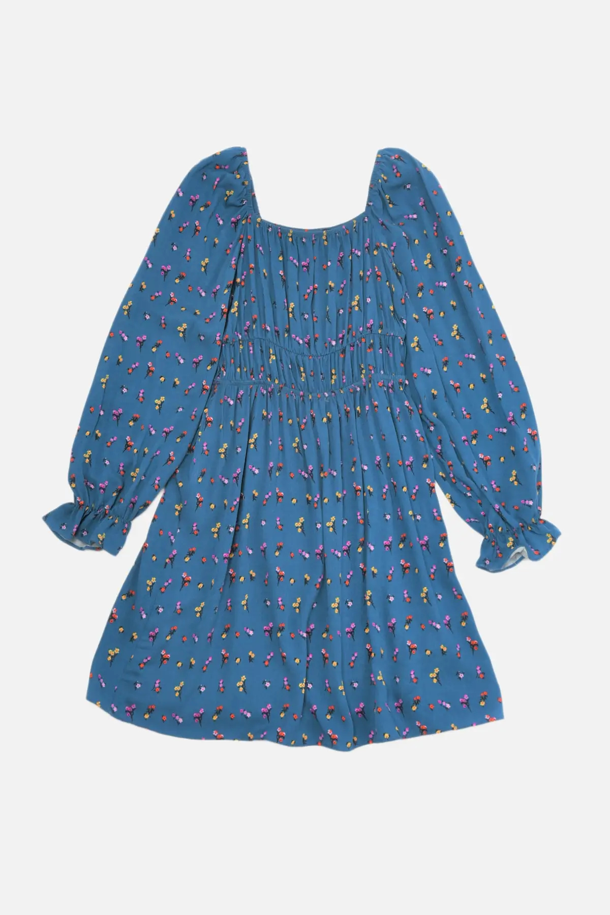 

Trendyol Tall Pattern Square Collar Dress TWOAW22EL0781