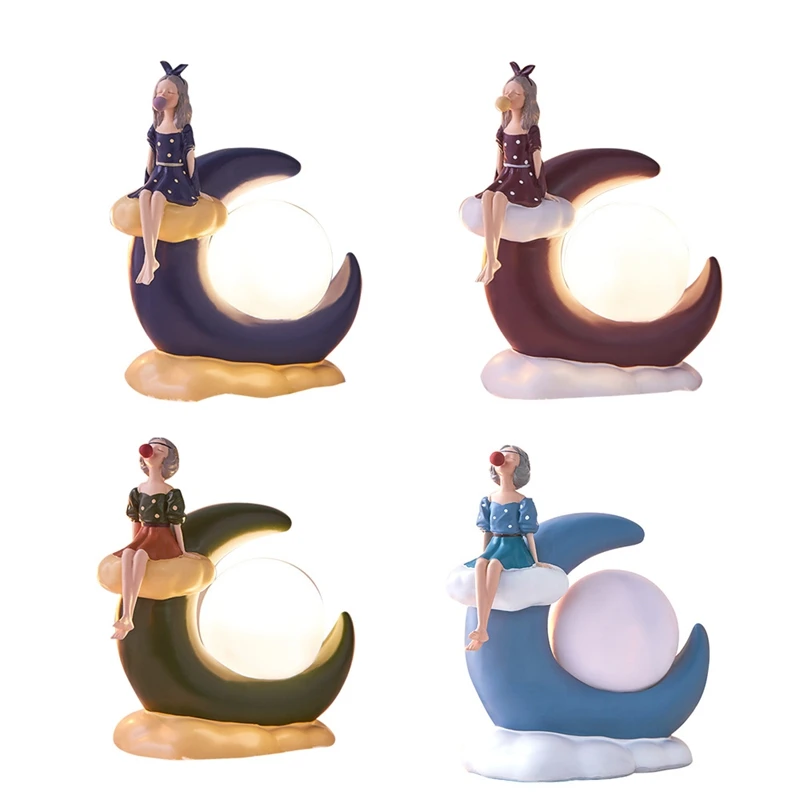 

Ночной светильник с пузырями для девочек, рождественские украшения, украшение для дома в скандинавском стиле, настольное украшение для спа...