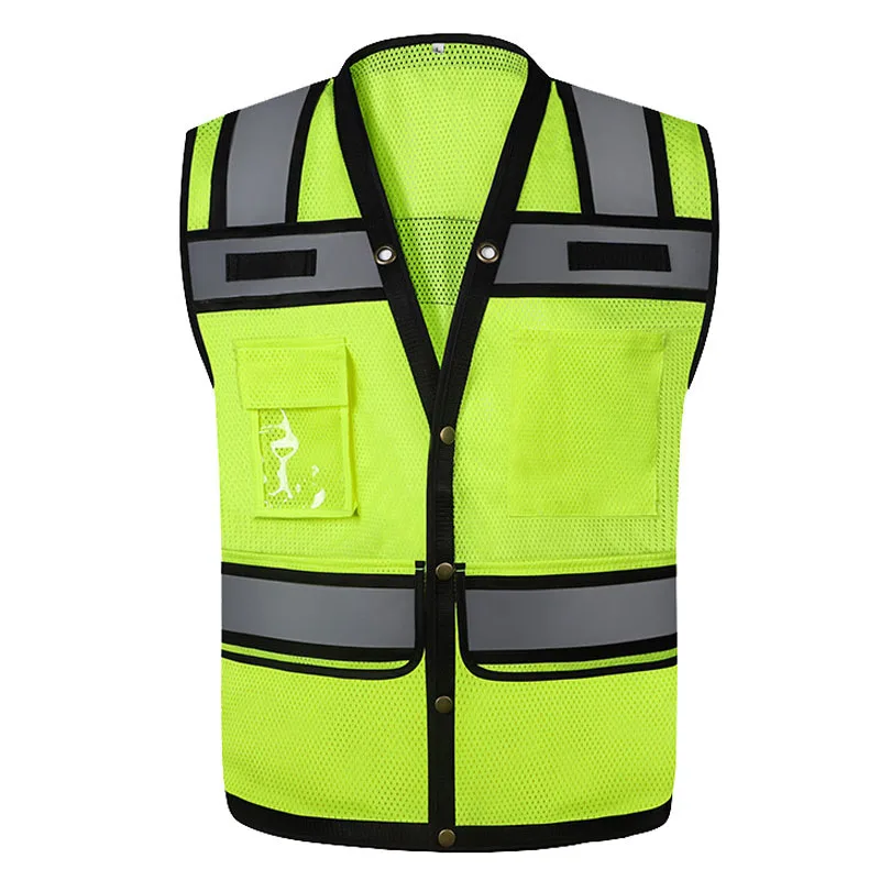 

New High-Visibility Reflective Vest Night Construction Workers' Work Clothes Traffic Safety Clothing Motorcycle Reflective Vest