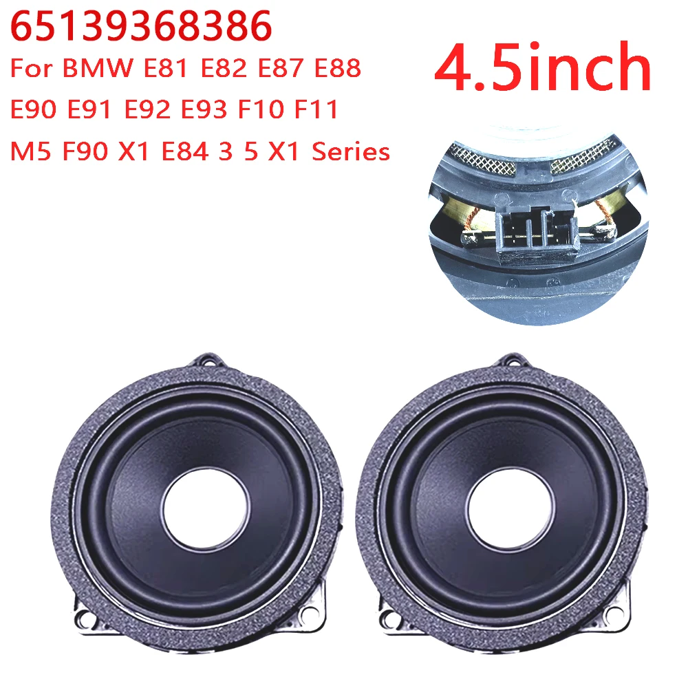 Автомобильный дверной среднечастотный динамик для BMW F30 F10 F11 F32 F34 F01 F02 E90 E60 3 5 7 серии 4,5-дюймовый автомобильный приборная панель Внутренние аксессуары