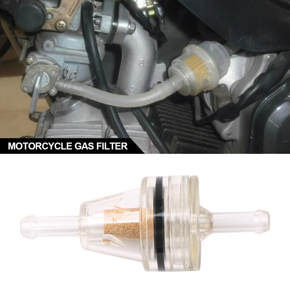 

Universal Motorcycle Copper Core Gasoline Filter Petrol Inline Fuel Filter Resistance Fuel Filter Element Motorbike Accessories
