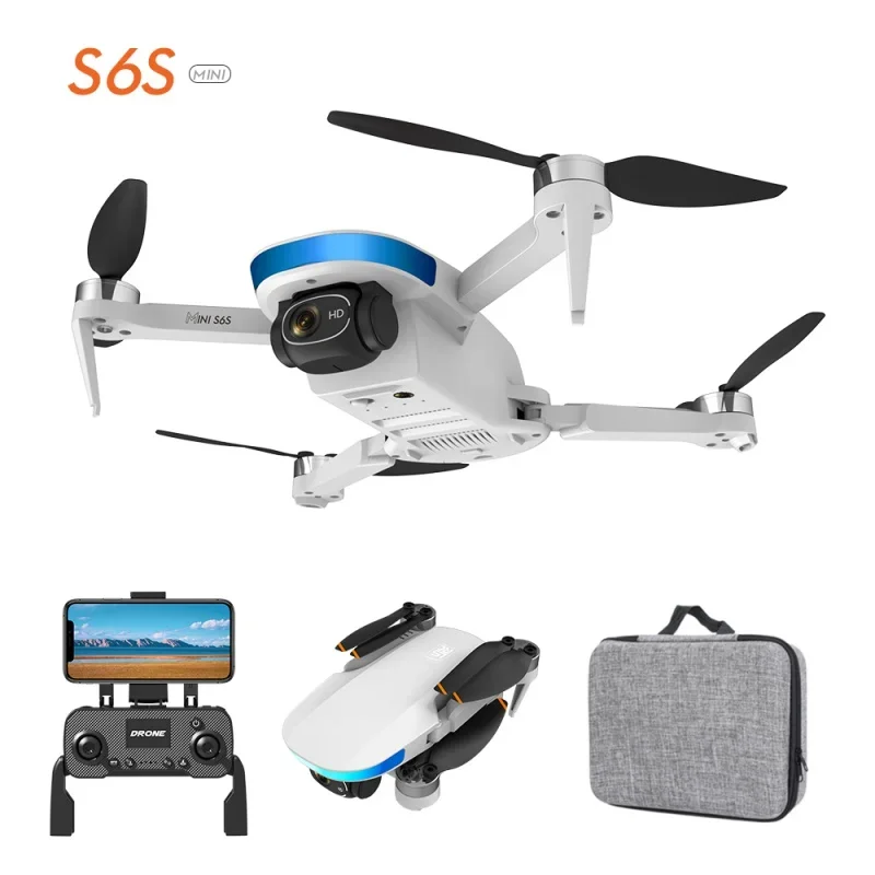 

S6S MINI Drone 4K Professional HD Dual Camera 5G WIFI GPS Brushless Foldable FPV Quadcopter 25Mins Flight Helicopter Toy RC Dron