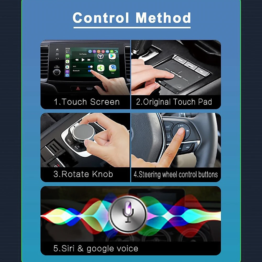

CarPlay Ai Box хост 4 + 64G Аудио навигация Беспроводная CarPlay Auto 11 мультимедийный плеер 8 ядер CarPlay Ai Box Автомобильная электроника