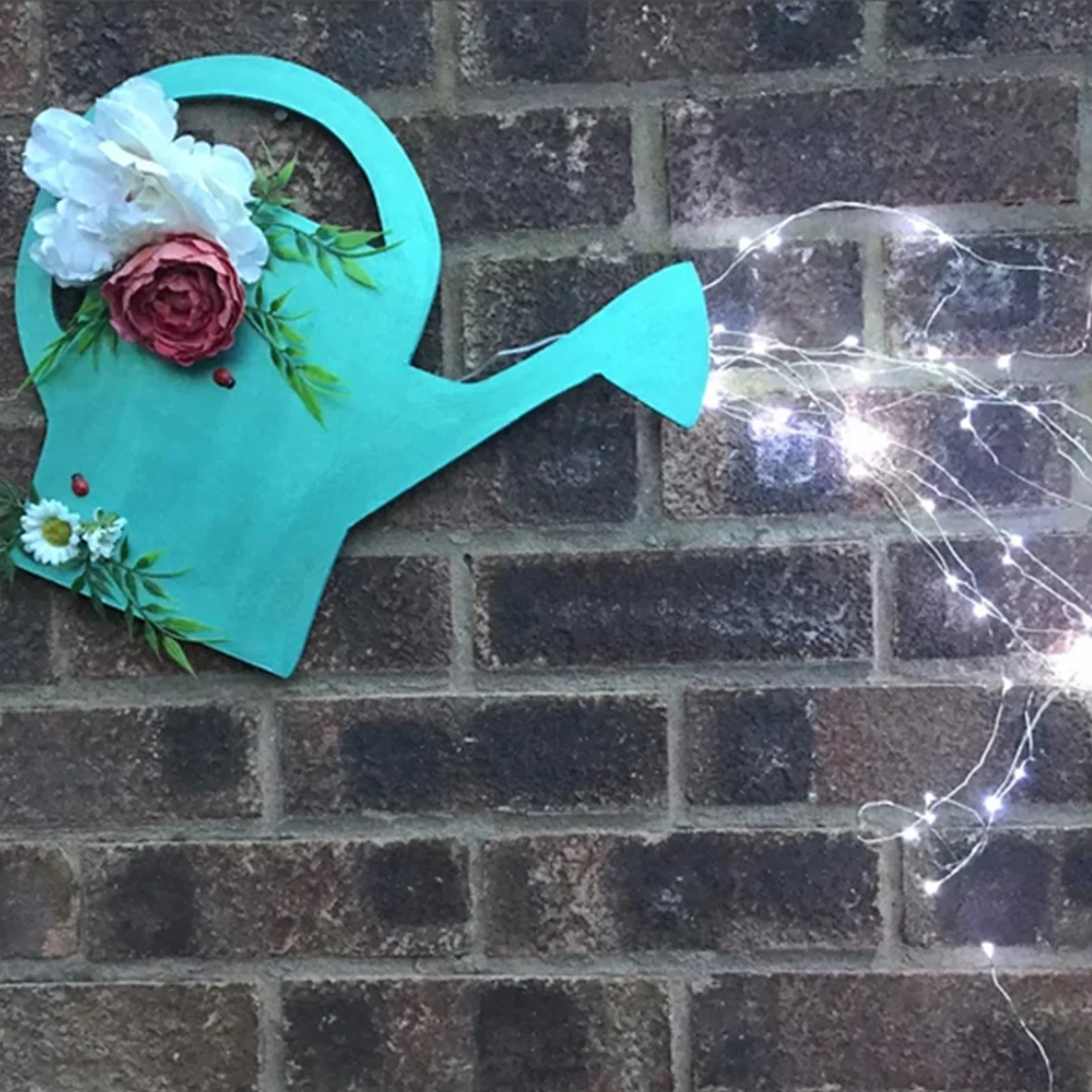 

Деревянные настенные подвески, садовая лампа для полива, освещение, украшения, домашний декор для наружного садового освещения