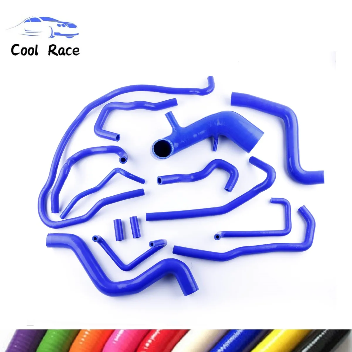 

For Nissan Patrol Safari GR Y61 3.0TD ZD30 Silicone Radiator Coolant Hose Pipe Kit 14PCS