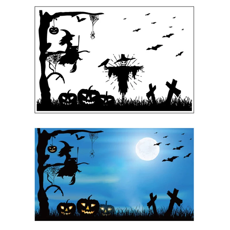 Прозрачные штампы/печать AZSG на Хэллоуин для рукоделия скрапбукинга изготовления