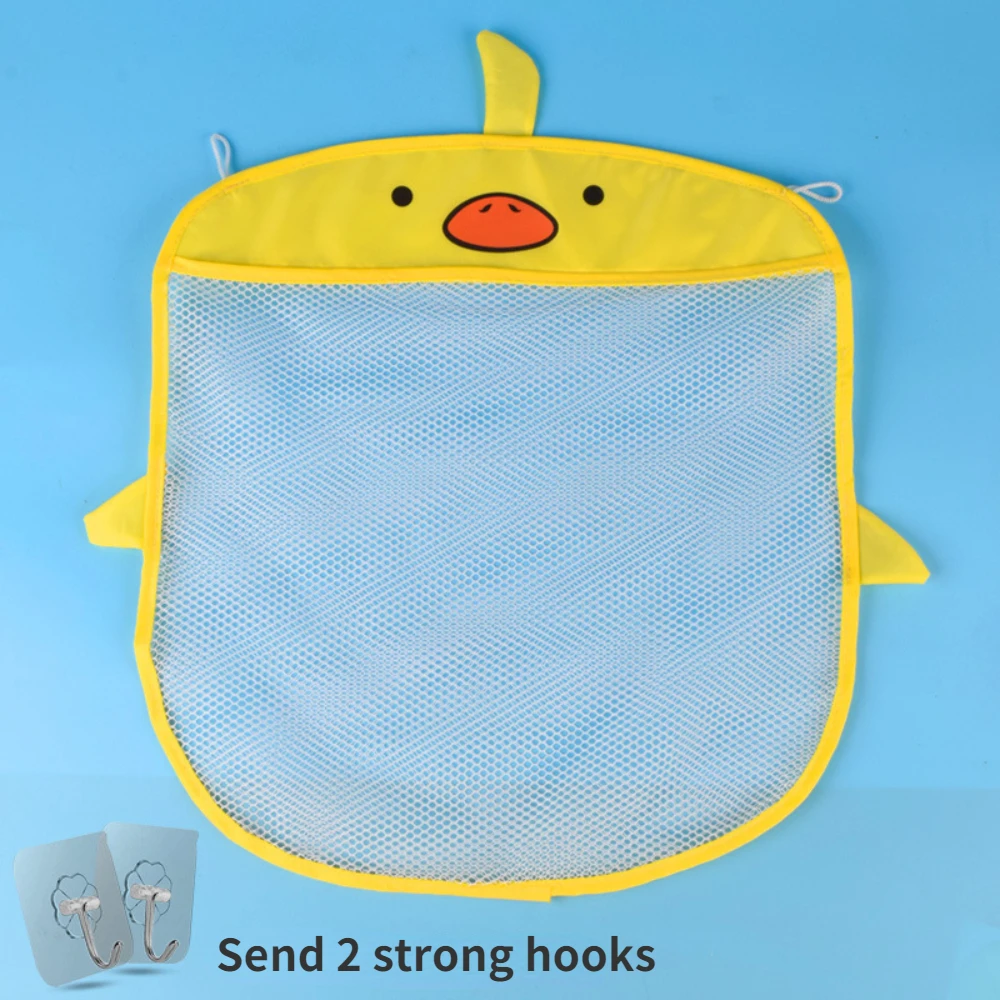 1 шт. сумка для хранения игрушек с мультяшной уткой детская в ванной большая