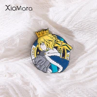 fate the holy grail war enamel pins custom fatestay night type moon justeaze brooches badges pins jewelry gifts for fans friend