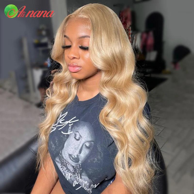 Ed Hd 13x4 Lace Front Wig Human Hair Wig Brazilian Perruque Honey Blonde 5x5 Lace Closure Wig For Women