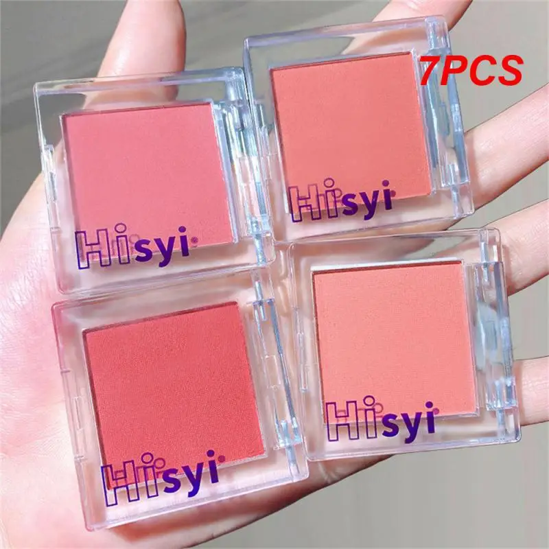 

7PCS Monochrome blush rouge brightening matte makeup natural highlighting three-dimensional eye shadow makeup blushes face