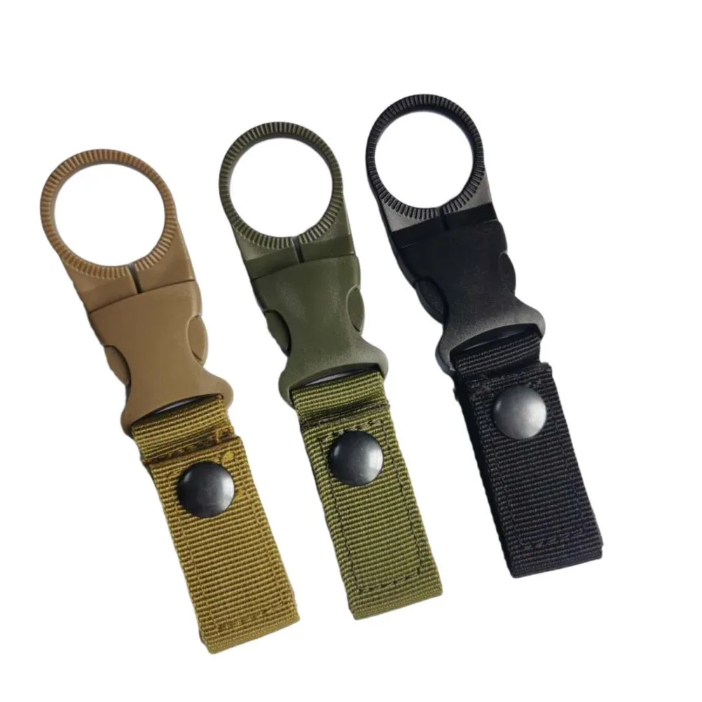 

Snap Button Closure Water Bottle Buckle Multi-functional Camping Tool Practical Durable Webbing
