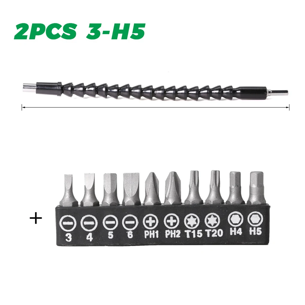 

10 Pieces Set Screwdriver Bit Hex Shank Bits Connect Link Spare Parts Type