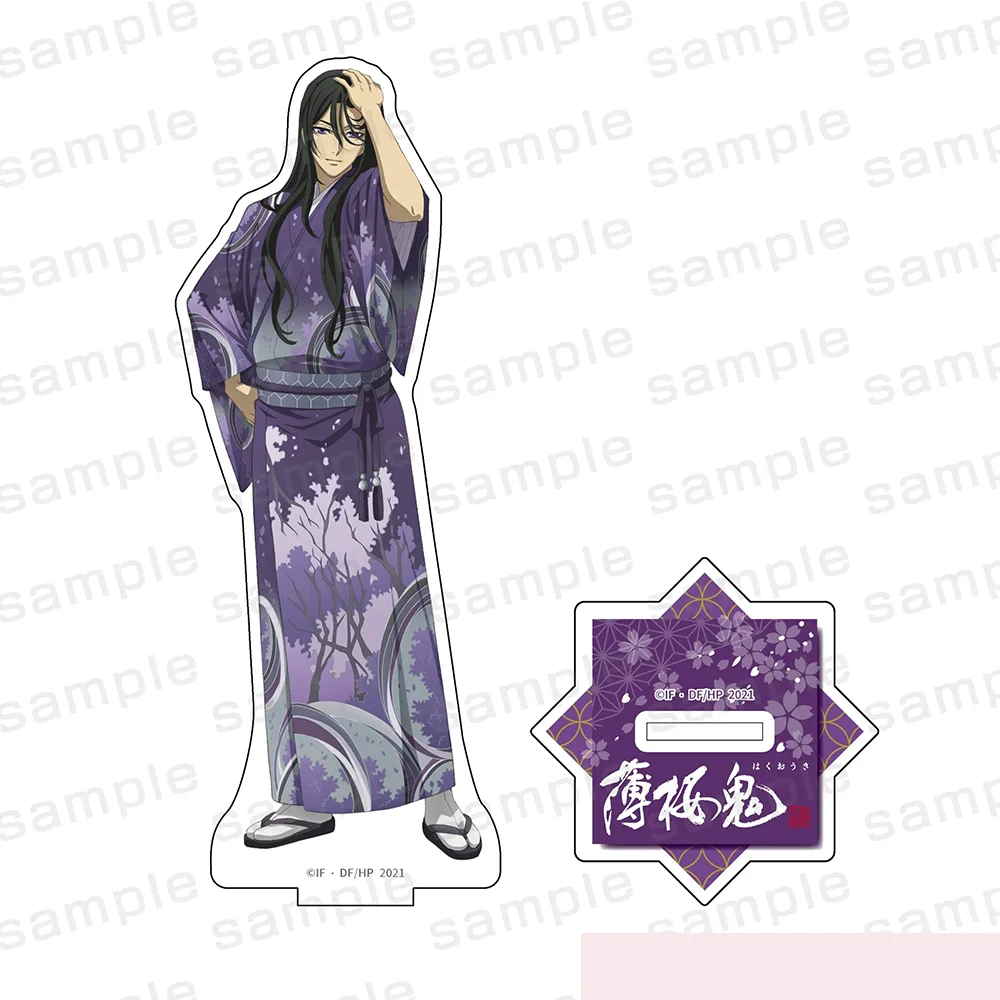 Фото Акриловая подставка-брелок Hakuoki Hijikata Yukimura, 15 см, двусторонняя, новинка 2026 года, аниме-декор для стола, настольный дисплей, подарок №3