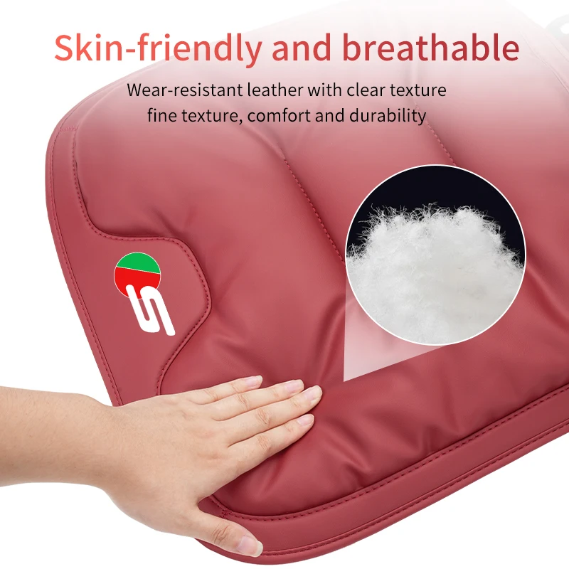 Мягкая бархатная подушка для автомобильного сиденья плюшевый нескользящий