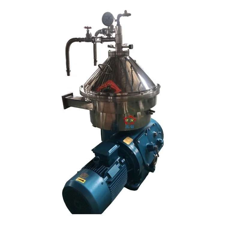 Automatic 2 phase disc stack micro algae separation centrifugal separator