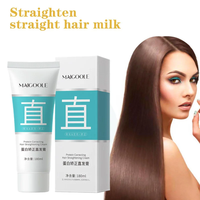 

Keratin Protein Correcting Hair Straightening Cream Replenish Hair Nutrition And Moisture Does Not Hurt Hair Easily Soften