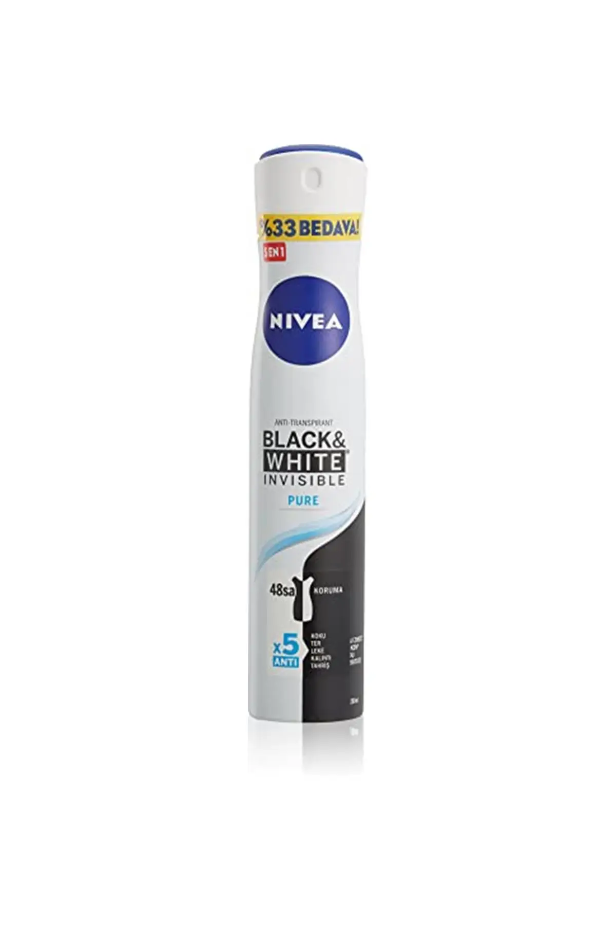 

Бренд: Nivea черный и белый чистый Женский дезодорант-спрей 200 мл 1 посылка (1x200 мл) Категория: дезодорант