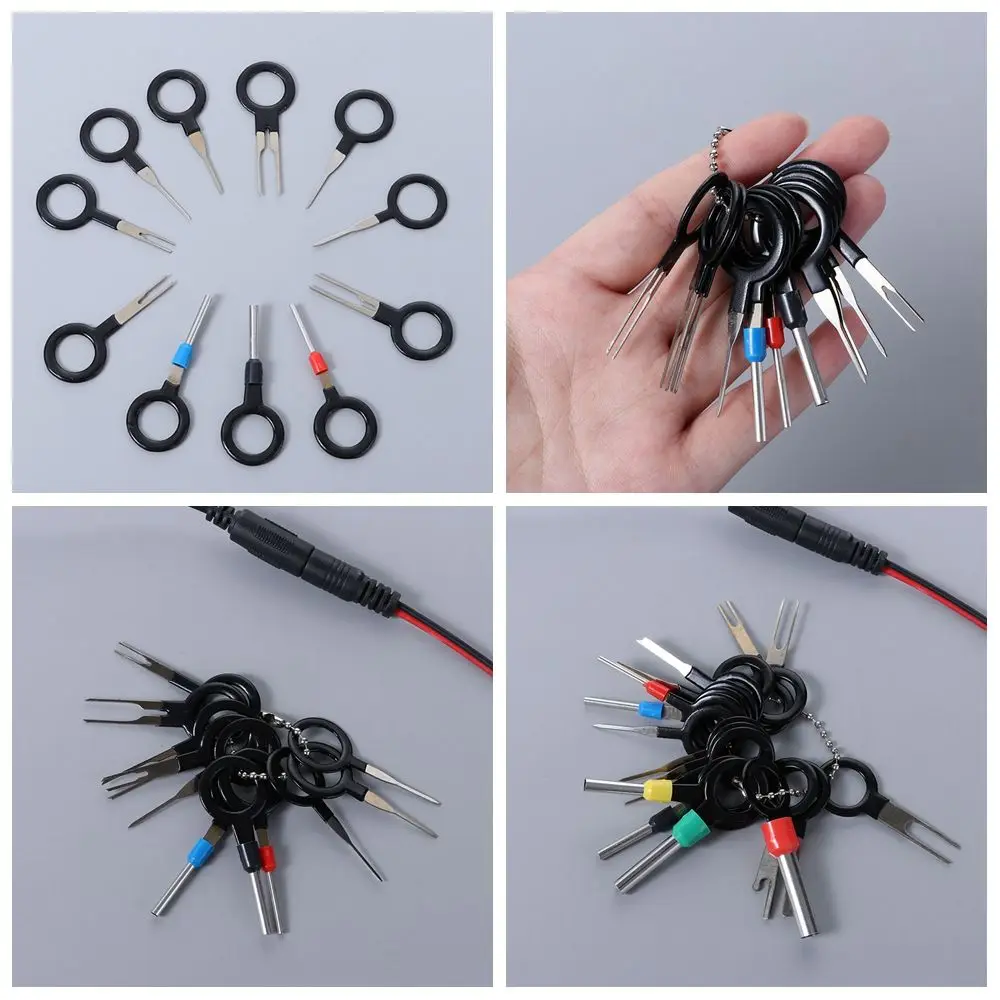 

Автомобильный разъем для снятия клемм, набор инструментов, брелок для автомобиля, Электрический экстрактор, комплект аксессуаров