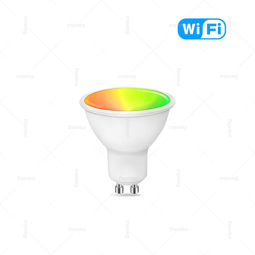 

Умные светодиодные лампы Excellux GU10 RGB+W