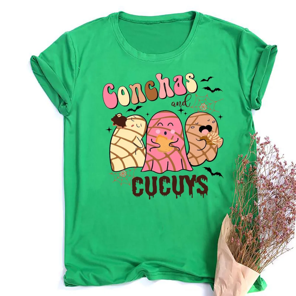 Женская летняя футболка с коротким рукавом в виде призрака