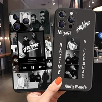 hajime miyagi andy panda soft silicone black phone case for iphone 13 mini xr xs max 6 6s 7 8 plus 11 12 13 pro max luxury case