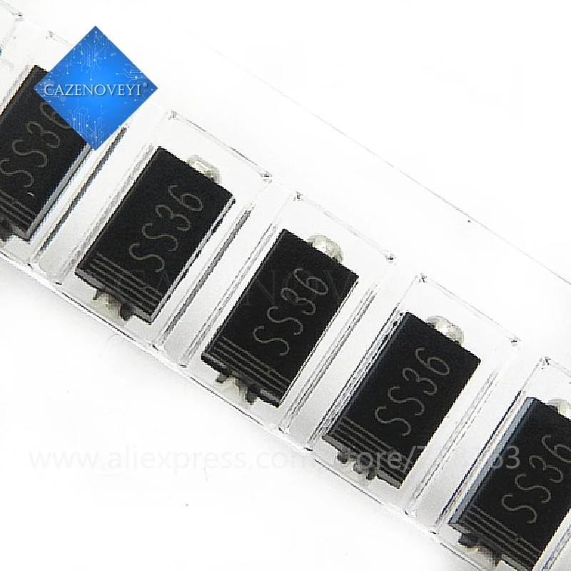 

100pcs/lot SS36 SR360 SK36 30V 60A SMA SMD In Stock