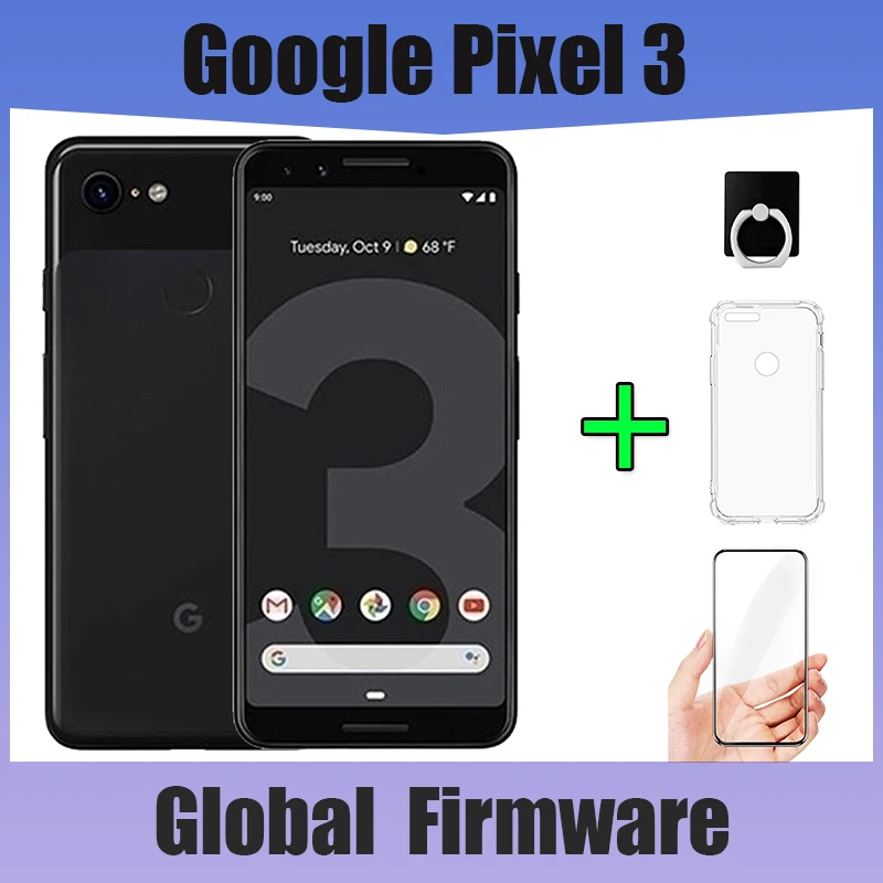 

Original Cellphone Google Pixel 3 3XL Smartphone, Mobile Phone Snapdragon 845 4GB 64GB 128GB 5.5" Octa Core Andorid 9
