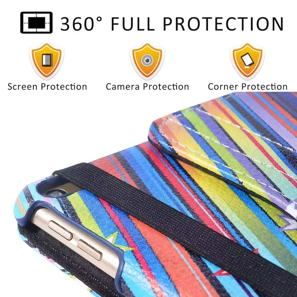 

Вращающийся чехол 8/7/6/5/Air 1 2 3 4/ Mini 1 2 3 4 5/Pro 11, чехол-подставка из искусственной кожи, чехол для планшета