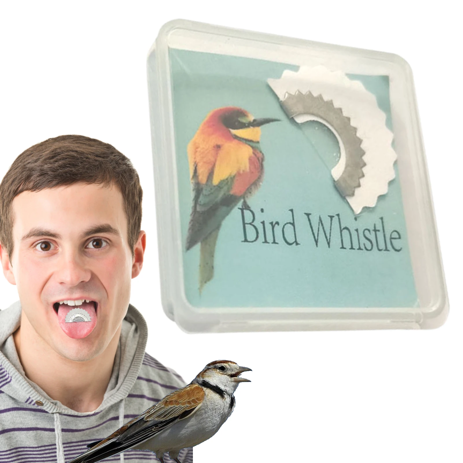 

Bird Whistle Magic Fun Bird Caller Tongue Whistle Magic Tweeting Noisemaker Funny Birds Imitation Whistle Noisemaker Toys