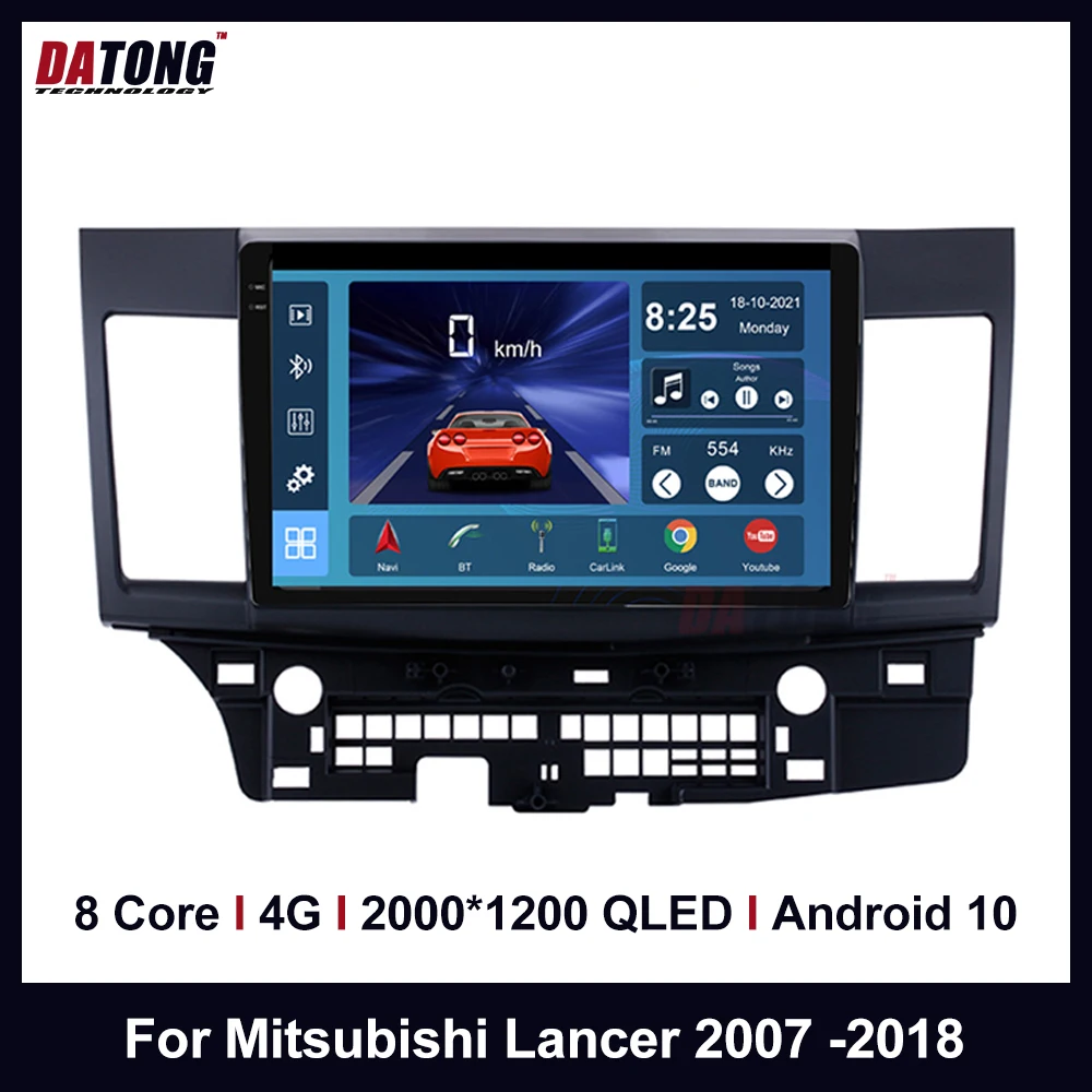 

Datong Android 10 Car Radio For Mitsubishi Lancer 2007 -2018 EX Multimedia Player Auto Stereo DSP GPS Navigation 2Din No 2 Din