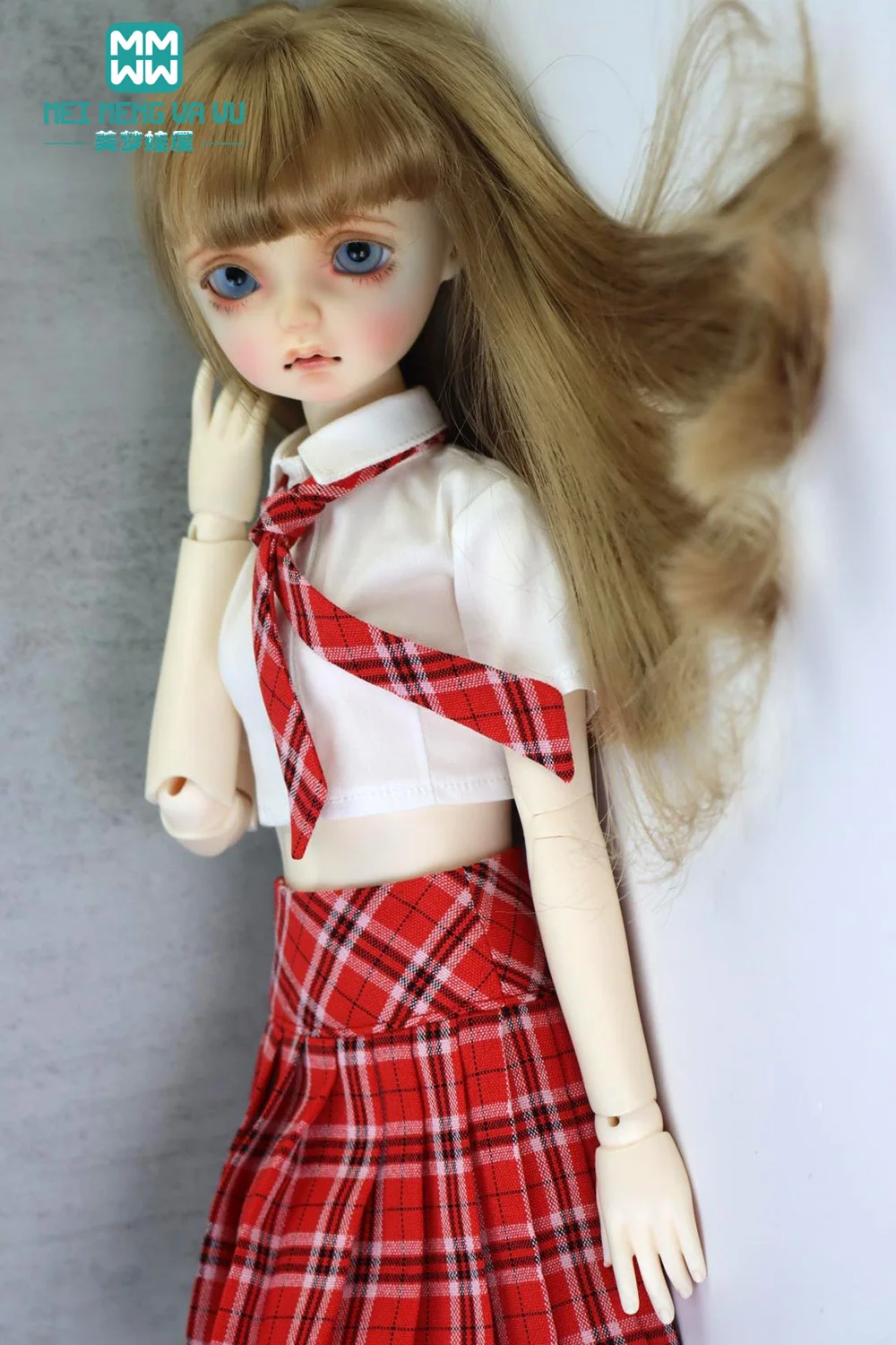 1/3 1/4 Одежда для куклы BJD аксессуары кукол DD SD модная школьная форма юбки рубашки