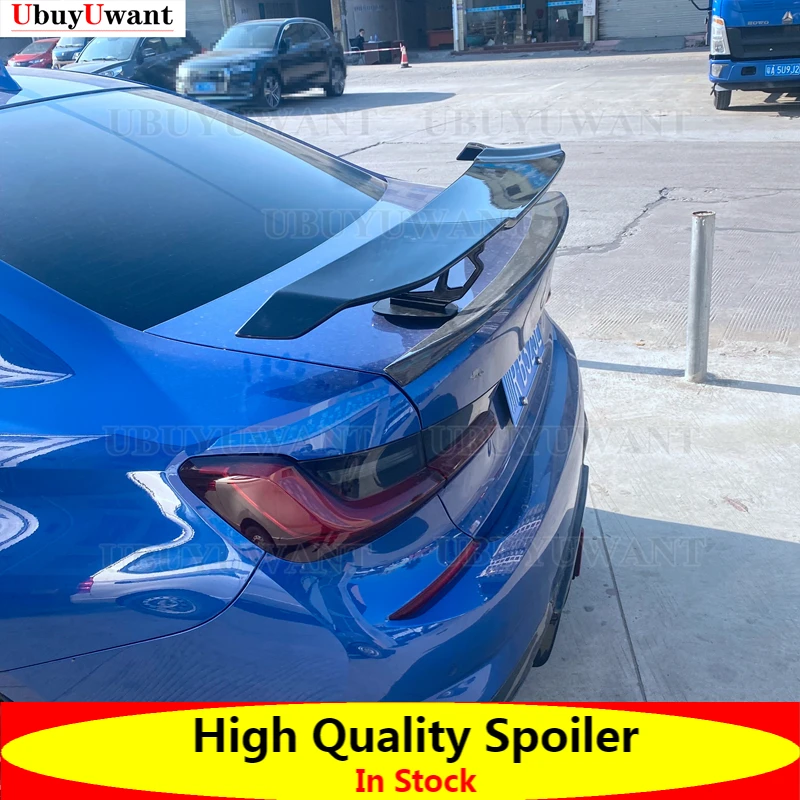 

For G20 F80 F82 F87 M2 M3 M4 M5 M6 M4 Style Carbon Color Rear Spoiler For Bmw G22 G23 G28 G26 G80 G82 ABS Rear Trunk Lip Wing