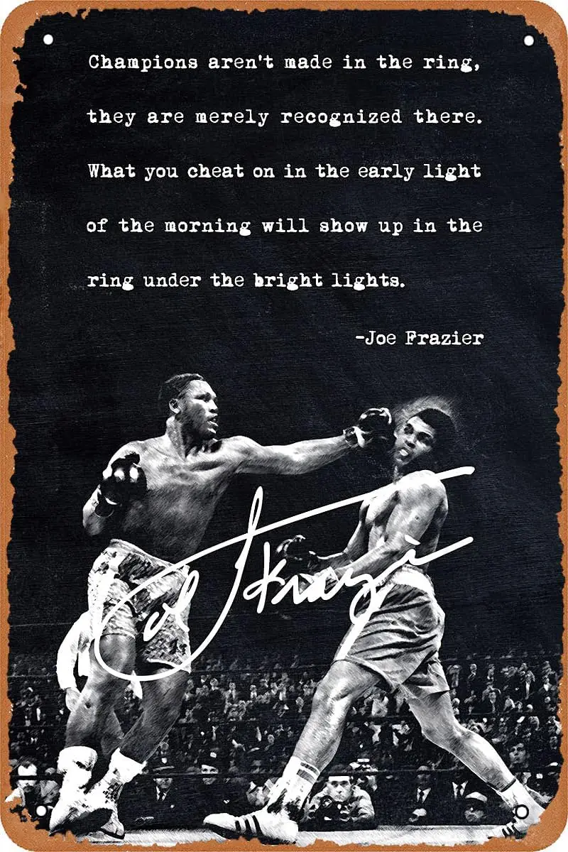 Джо Фасьер металлическая жестяная вывеска винтажная настенная табличка Декор