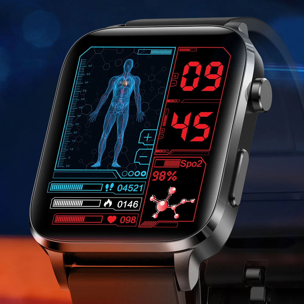 

Смарт-часы мужские с лазерной поддержкой измерения уровня сахара в крови