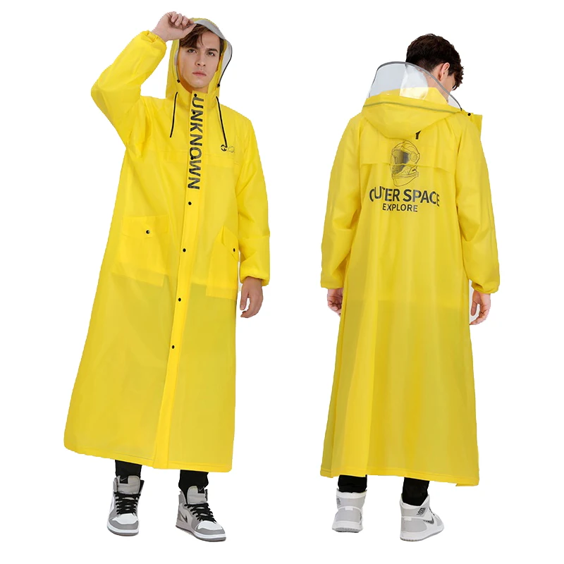 

Fashion Raincoat EVA Hiking Poncho Men's Bike Windproof Jacket Women's Cycling Suit Fishing Cloak Whole Body Rainproof Rainwear