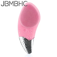 face cleansing brush silicone sonic face cleaner electric skin deep cleaning beauty facial massager face cleansing rechargeable