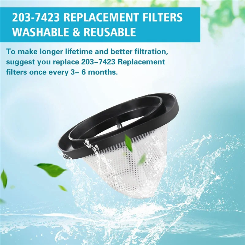 4 шт. запасная часть 2037423 Для вакуумных фильтров Bissell 3-в-1 для легкого пылесоса