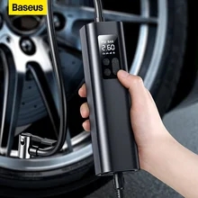 Baseus Inflator Pump 12V Portable Car Air Compressor for Motorcycles Bicycle Boat Tyre Inflator Digital Auto Inflatable Air Pump