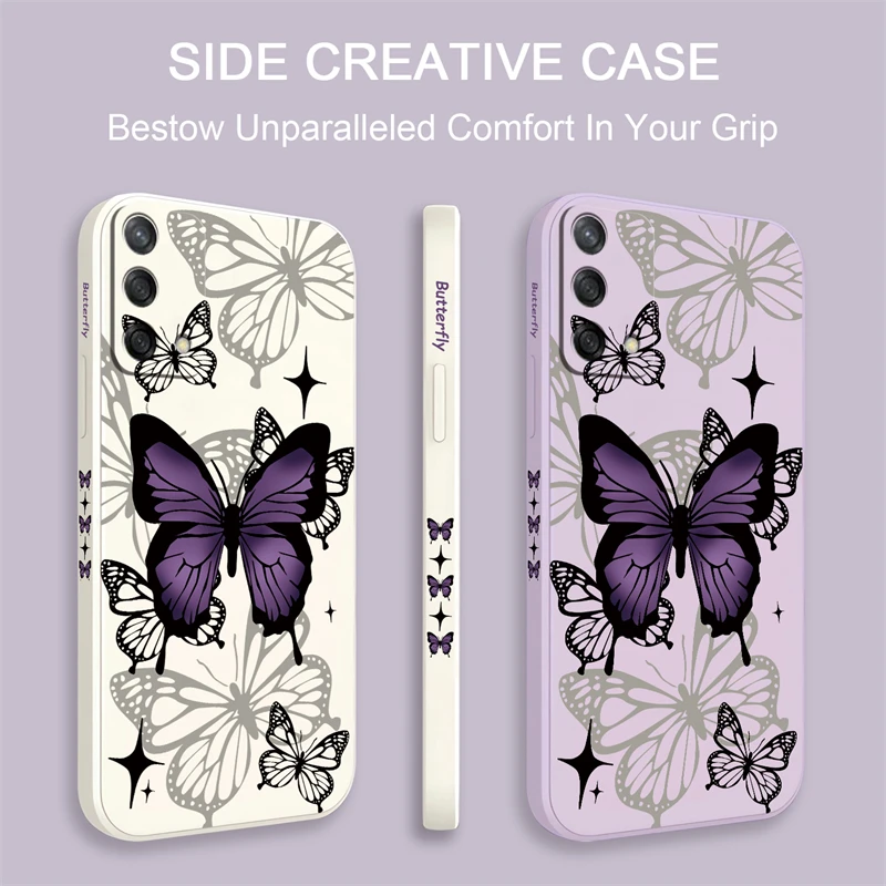 Винтажный чехол для телефона с принтом бабочки OPPO A78 A76 A74 A60 A57 A54 A53 A38 A31 A17 A16K A15 A9