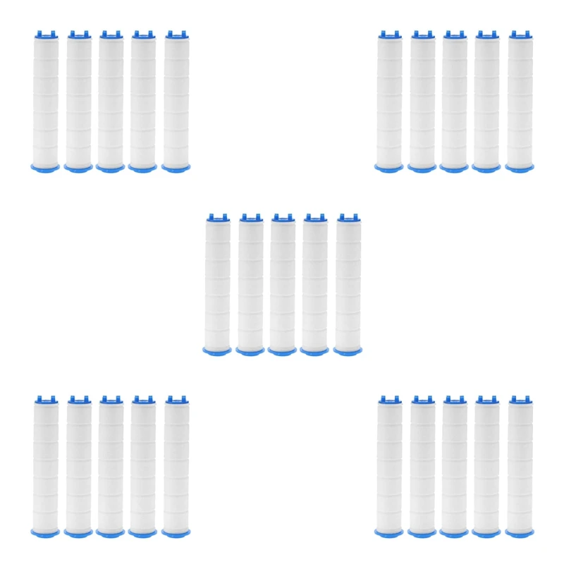 

HOT-25 Piece Hand Shower Filter Core Bathroom Bathtub Shower Filter Core Water Purifier