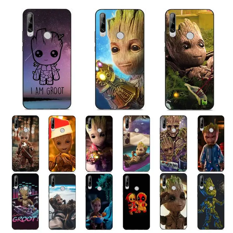 

Disney Guardians Groot Phone Case for Huawei Y 6 9 7 5 8s prime 2019 2018 enjoy 7 plus